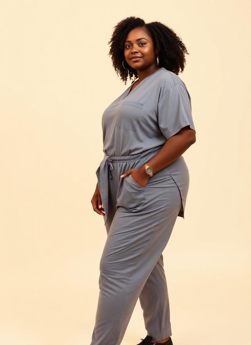 Relaxed fit RYNE scrubs